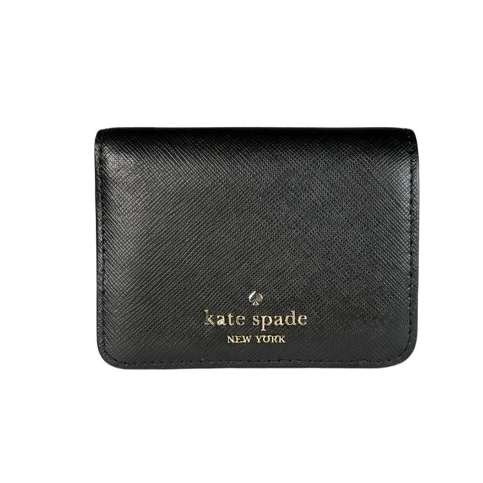KATE SPADE Madison Bifold Wallet - Saffiano Black