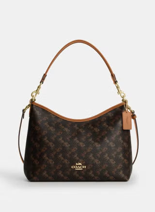 COACH Laurel Shoulder Bag In Signature Canvas Horse and Carriage