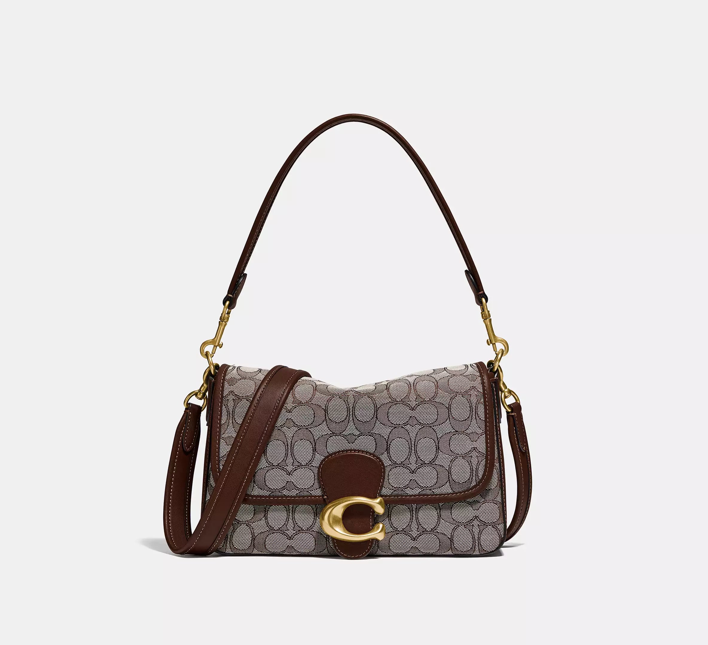 COACH Tabby Soft Shoulder Bag in Signature Jacquard