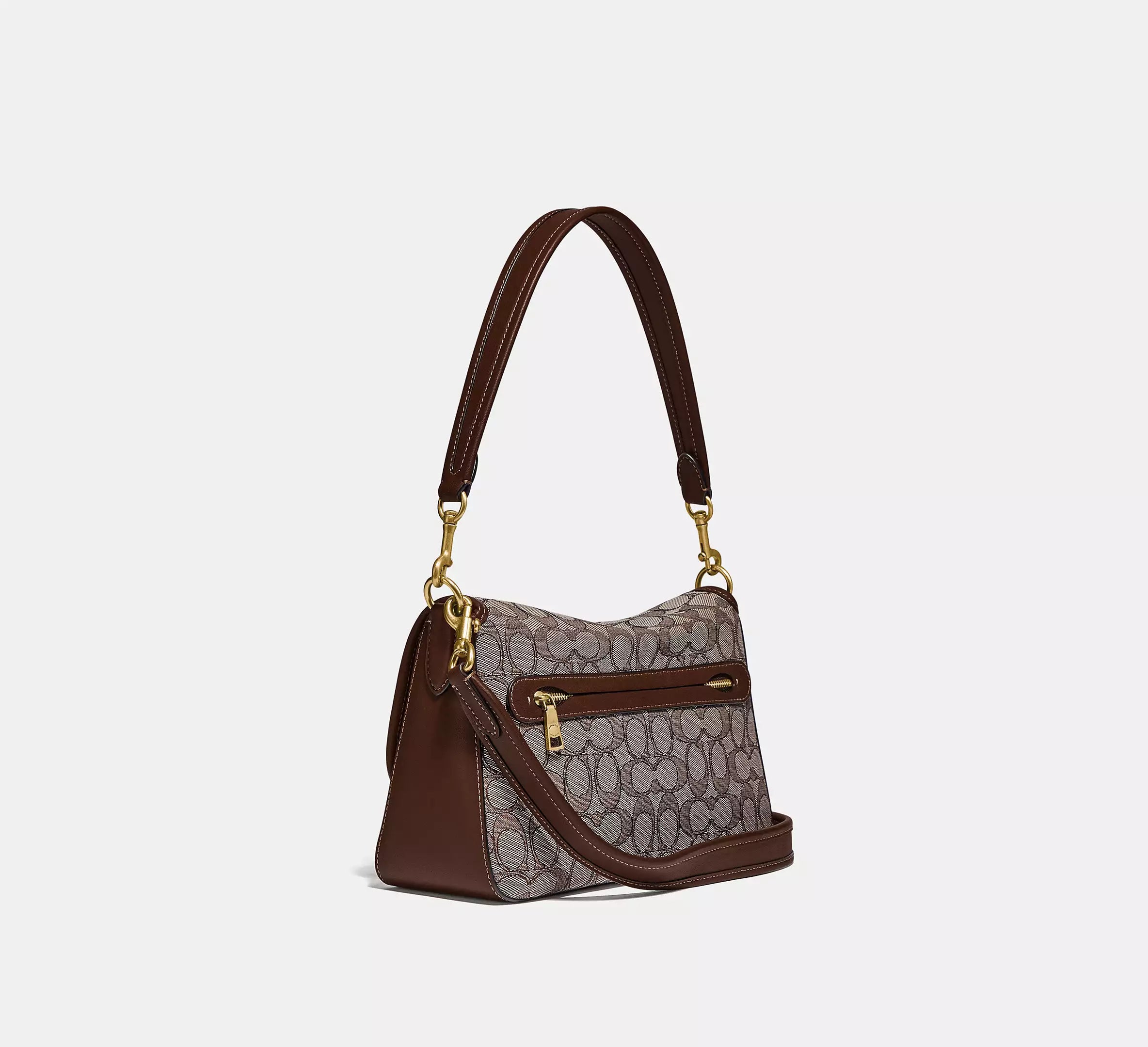 COACH Tabby Soft Shoulder Bag in Signature Jacquard