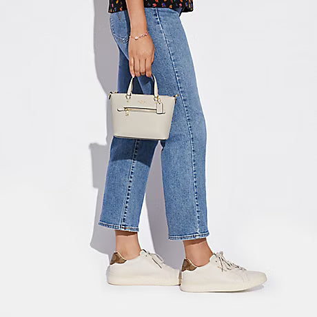 COACH Mini Gallery Crossbody Gold/Chalk