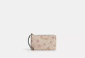 COACH Large Corner Zip Wristlet In Signature Canvas Floral