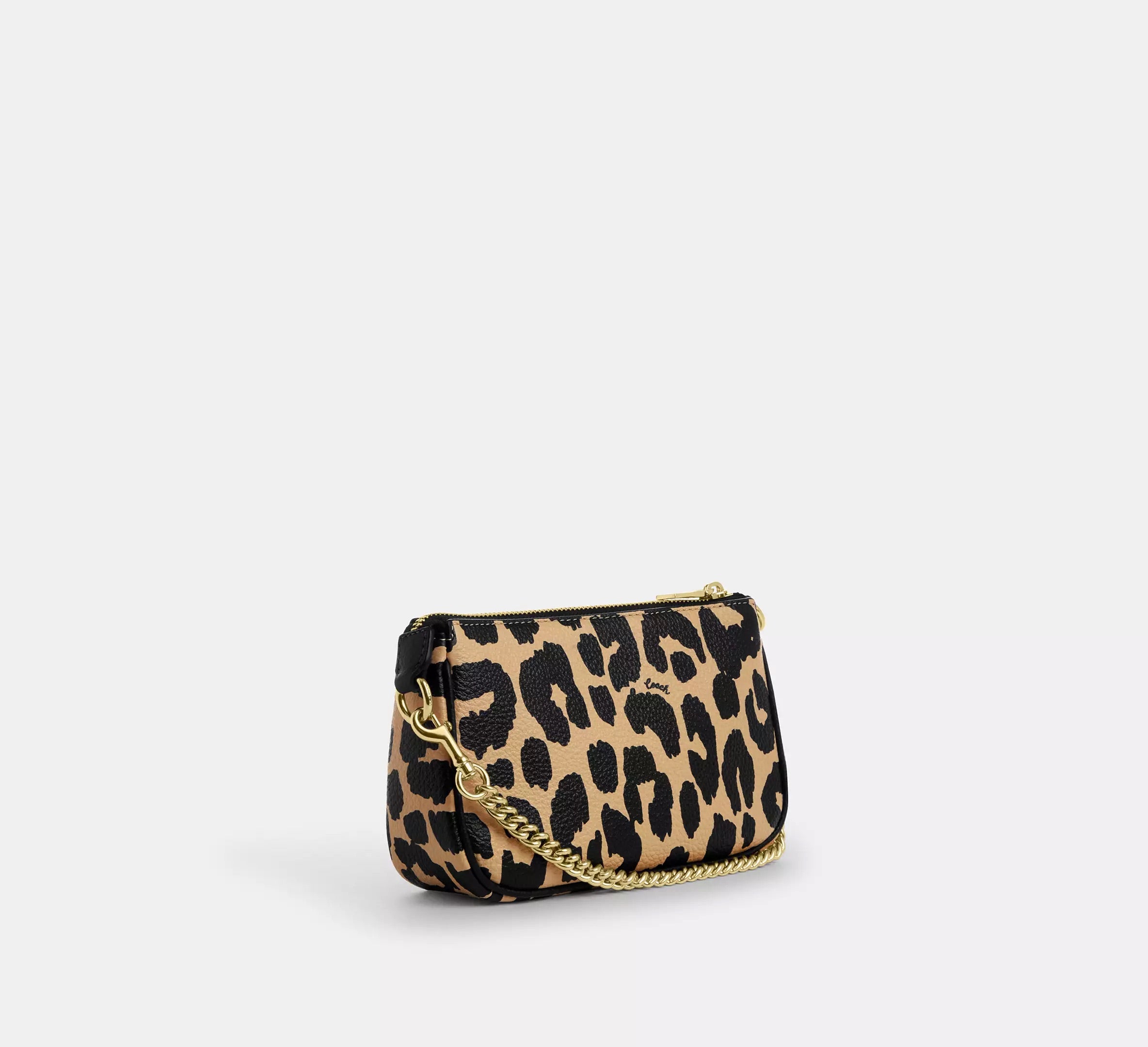 COACH Nolita 19 With Leopard Print