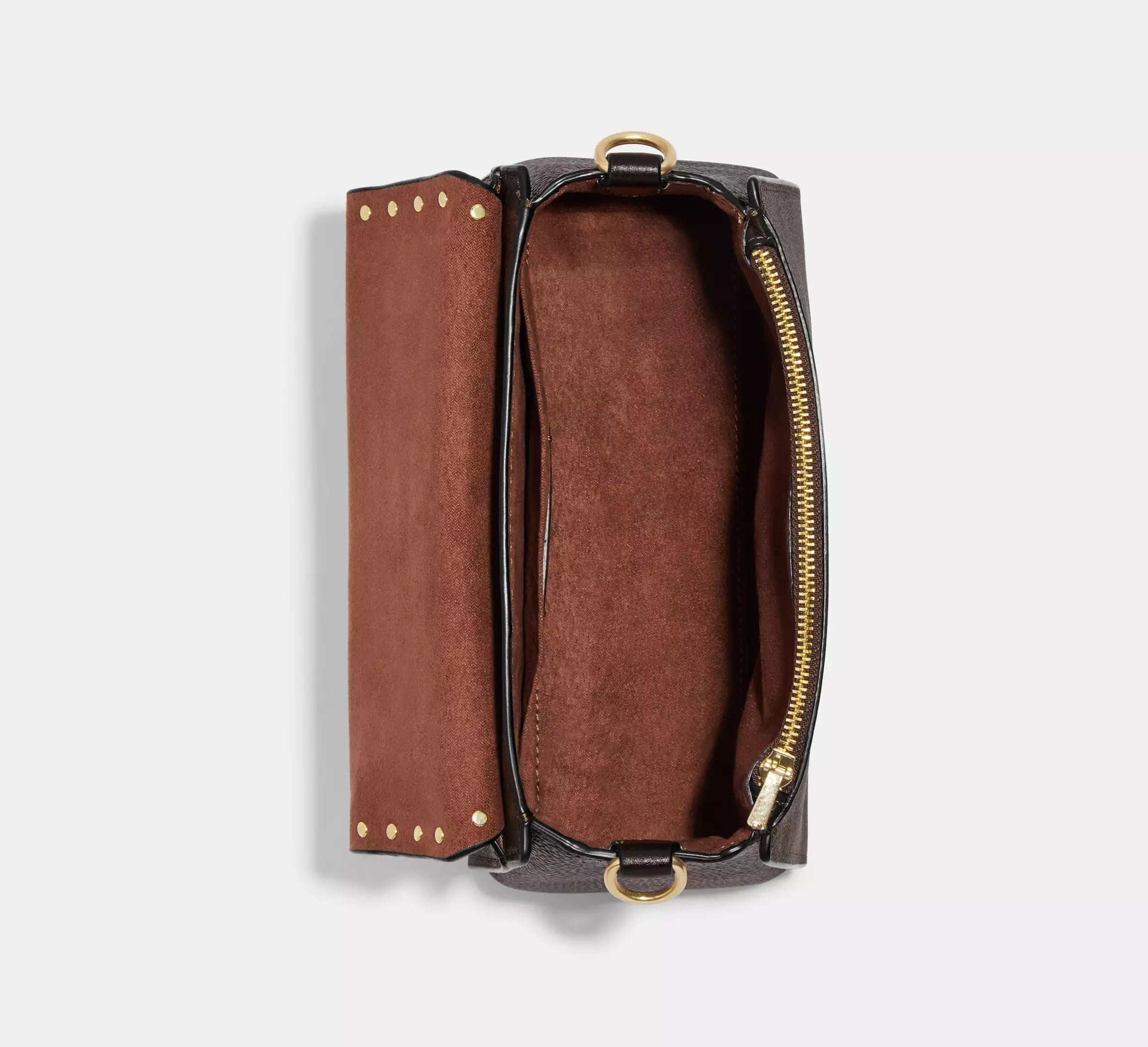 COACH Morgan Top Handle Satchel In Colorblock Signature Canvas With Rivets