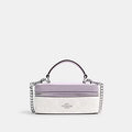 COACH Train Case Crossbody -  Purple/White Signature