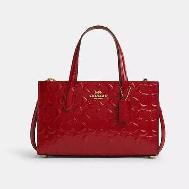 COACH Nina Mini Tote Patent Crossbody Bag
