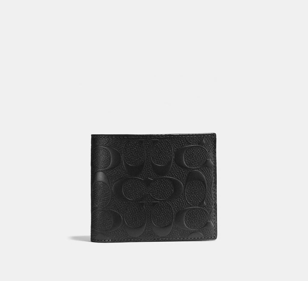 COACH 3 In 1 Wallet In Embossed Signature Leather
