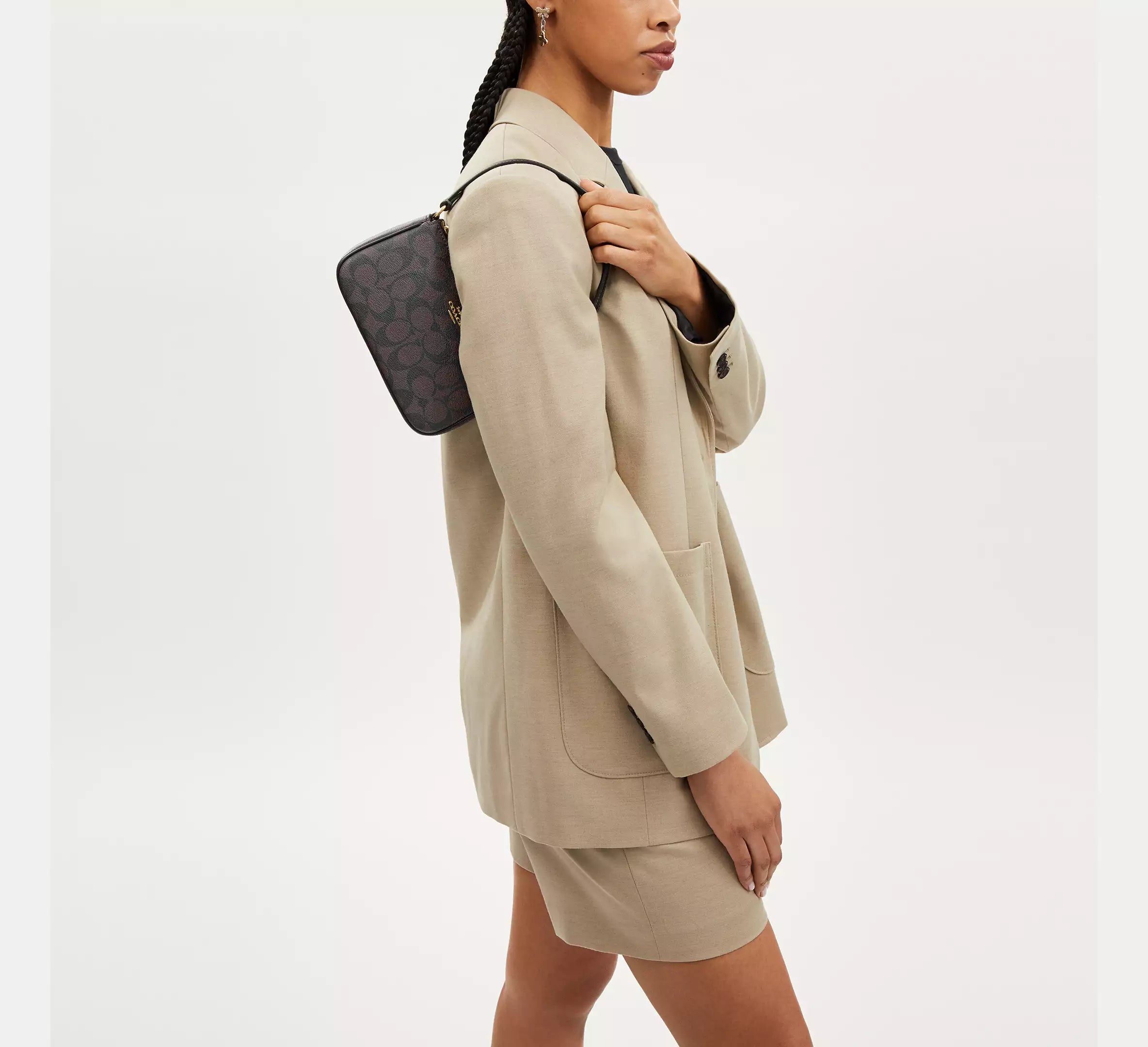 COACH Nolita 19 in Signature Mahogany Canvas