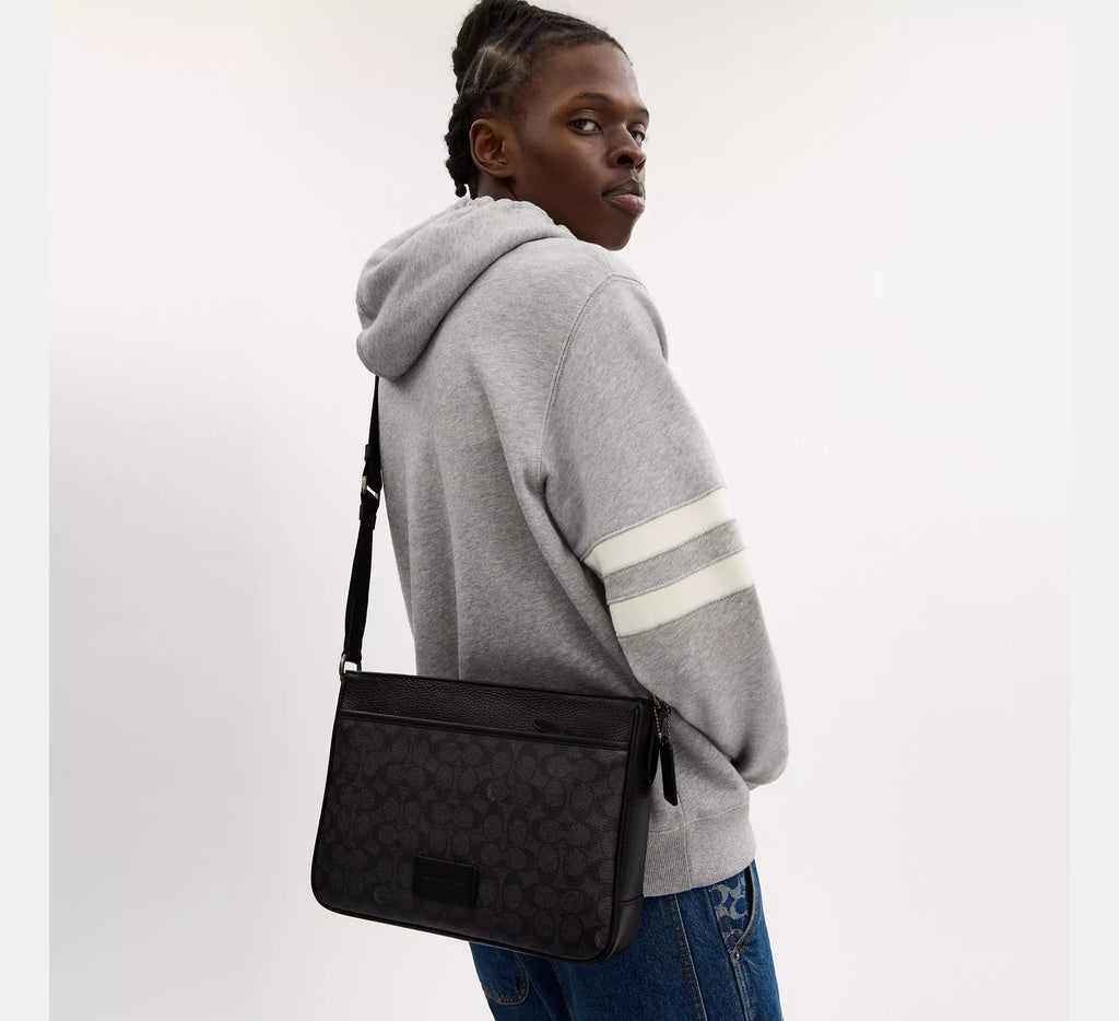 COACH District Crossbody Bag In Signature Canvas
