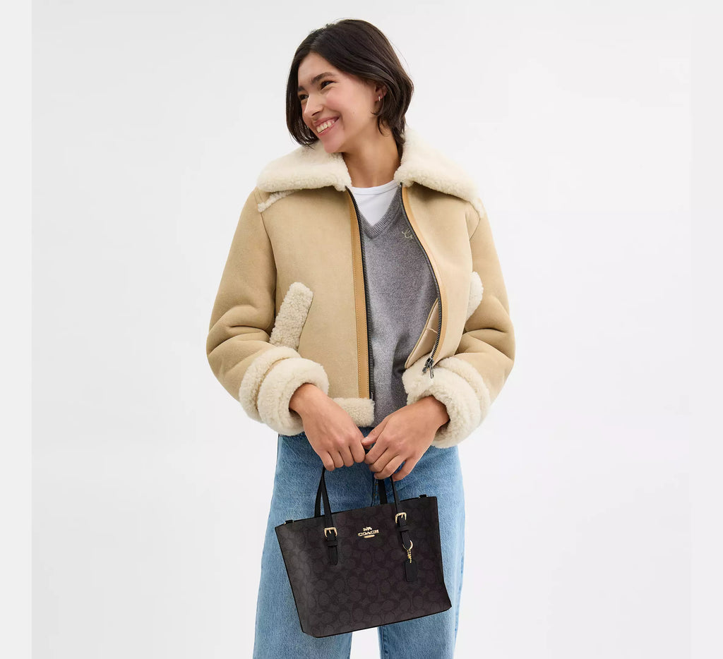 COACH Mollie Tote Bag 25 In Signature Canvas