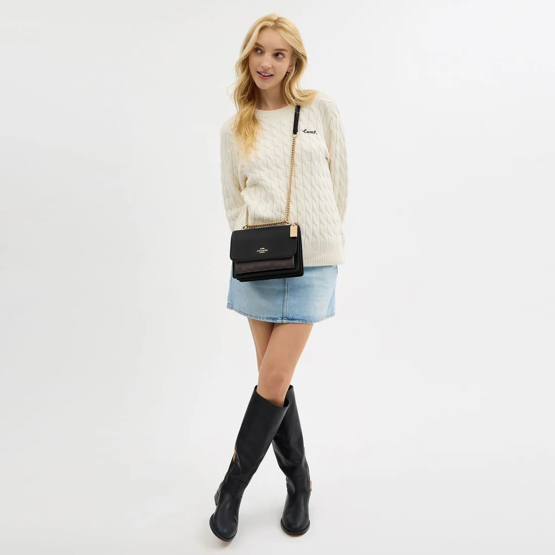 COACH Mini Klare Crossbody Bag In Signature Canvas