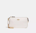 COACH White Grained Leather Nolita