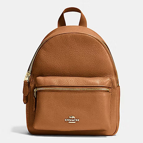 COACH Medium Charlie Backpack in Pebble Leather
