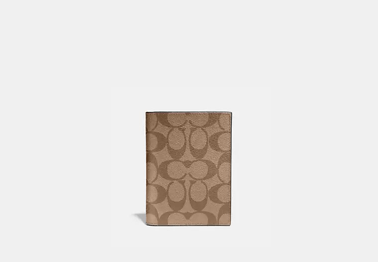 COACH Passport Case In Signature Canvas