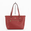 COACH Gallery Tote - Maroon
