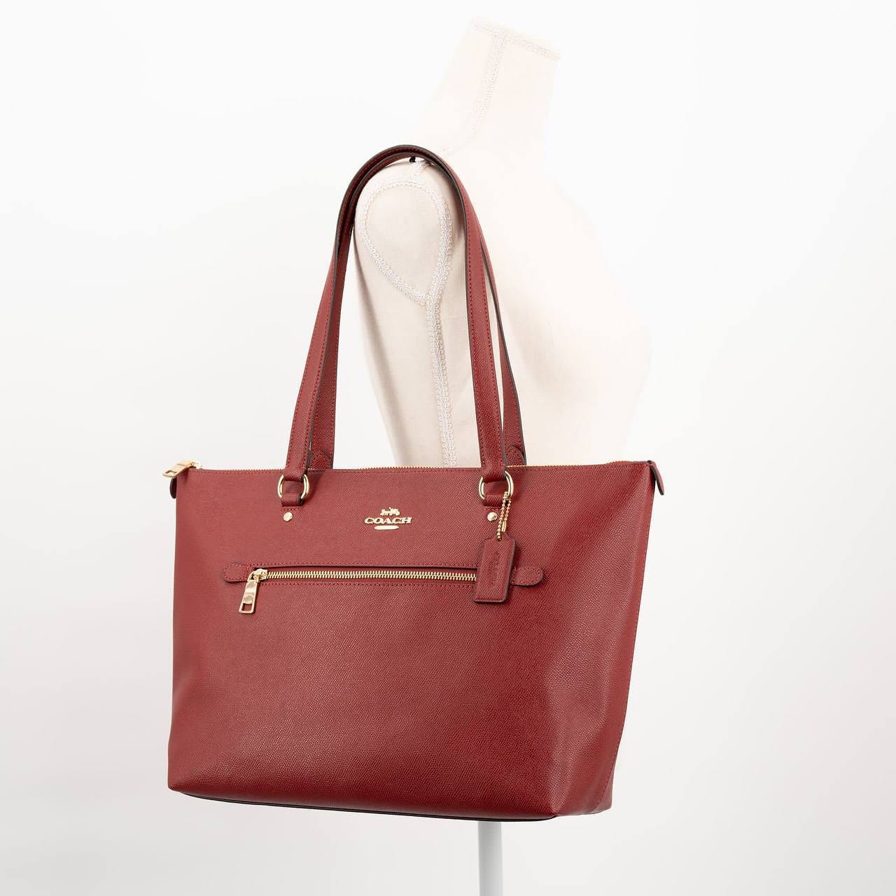 COACH Gallery Tote - Maroon