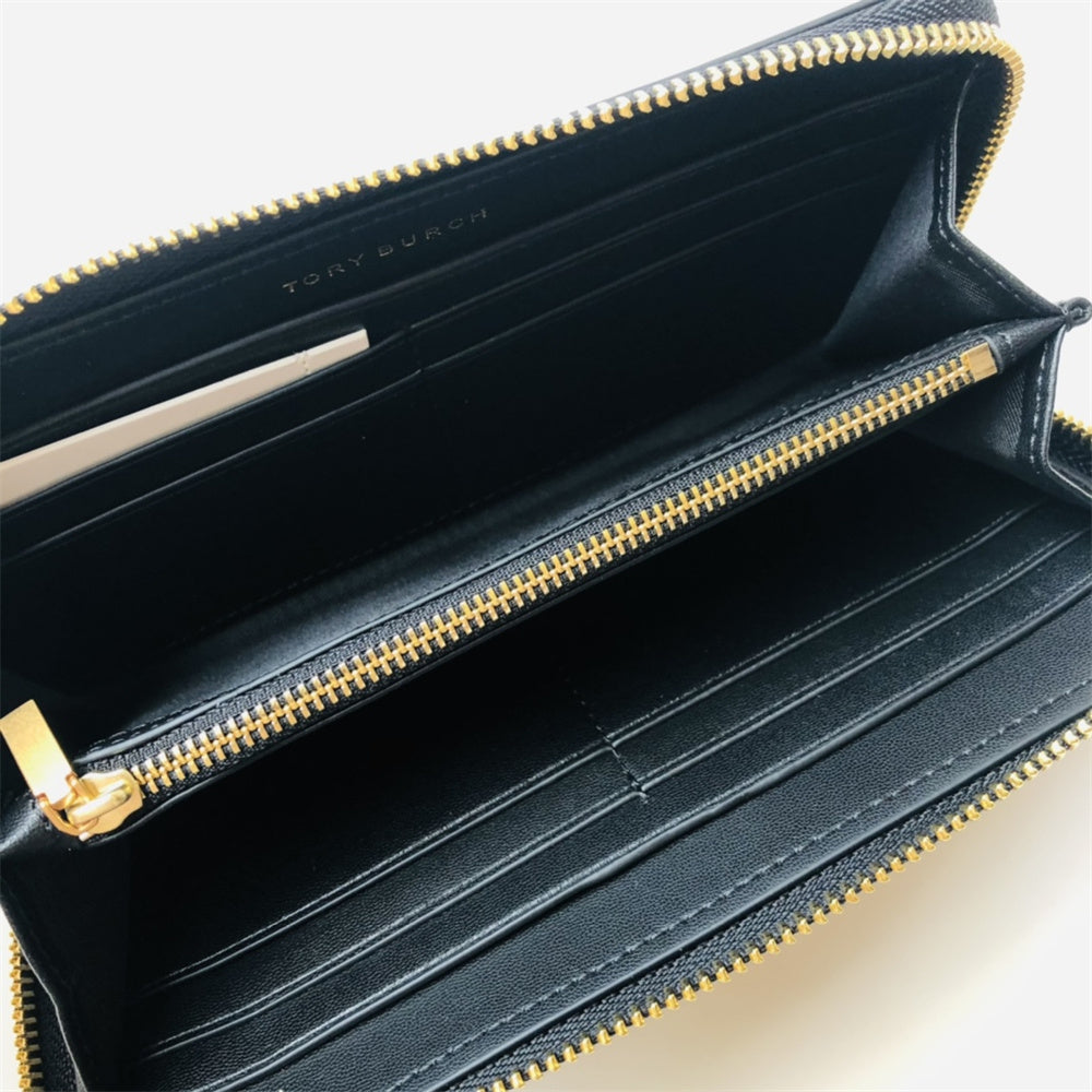TORY BURCH Fleming Soft Zip Continental Wallet