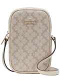 KATE SPADE Spade Flower North South Zip Phone Crossbody