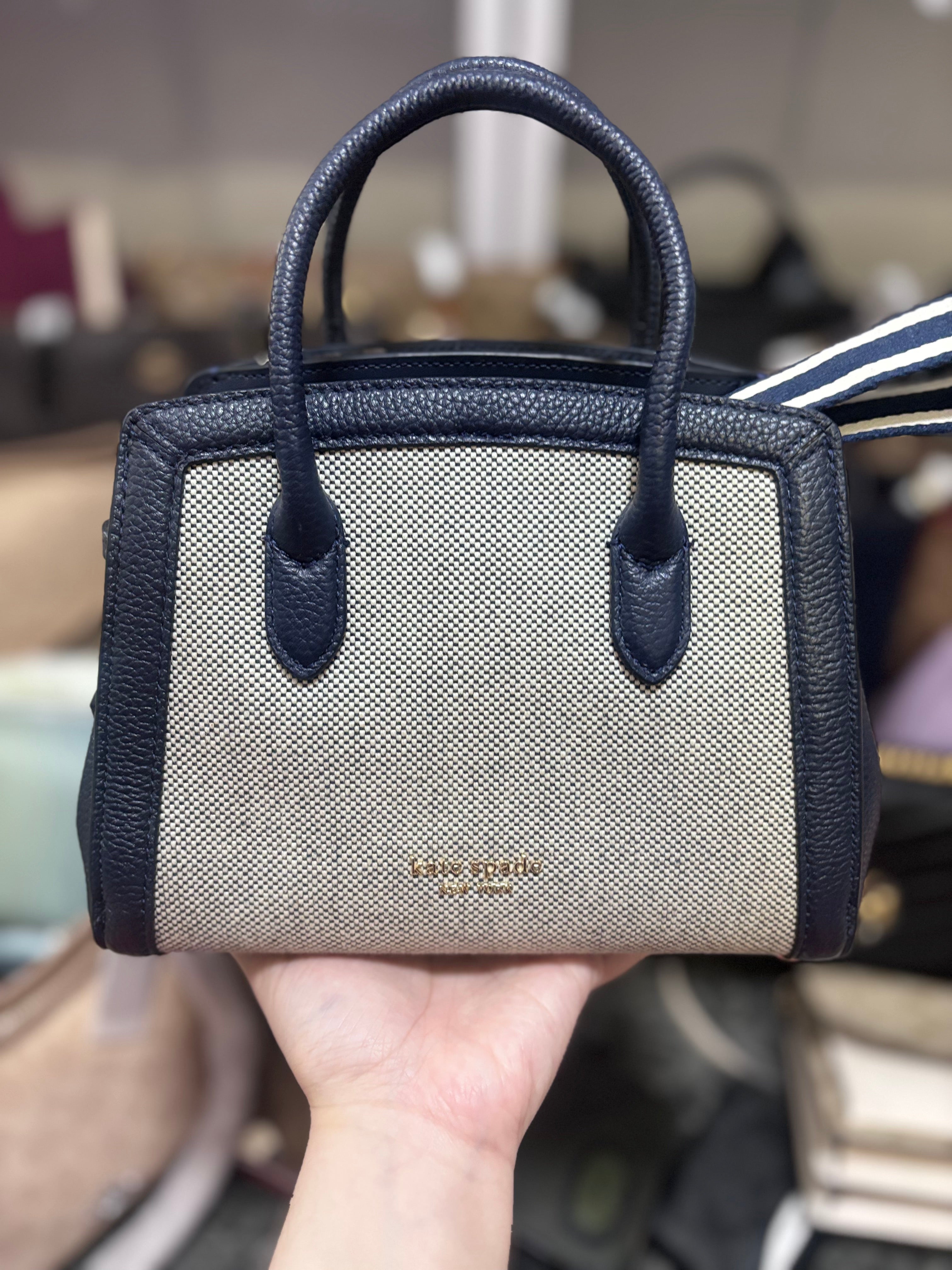 KATE SPADE Knott Canvas Satchel