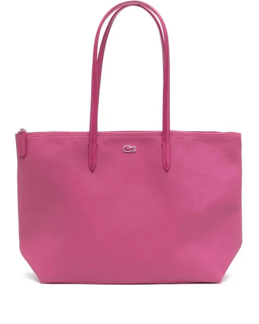 LACOSTE Large Vertical Tote - Pink