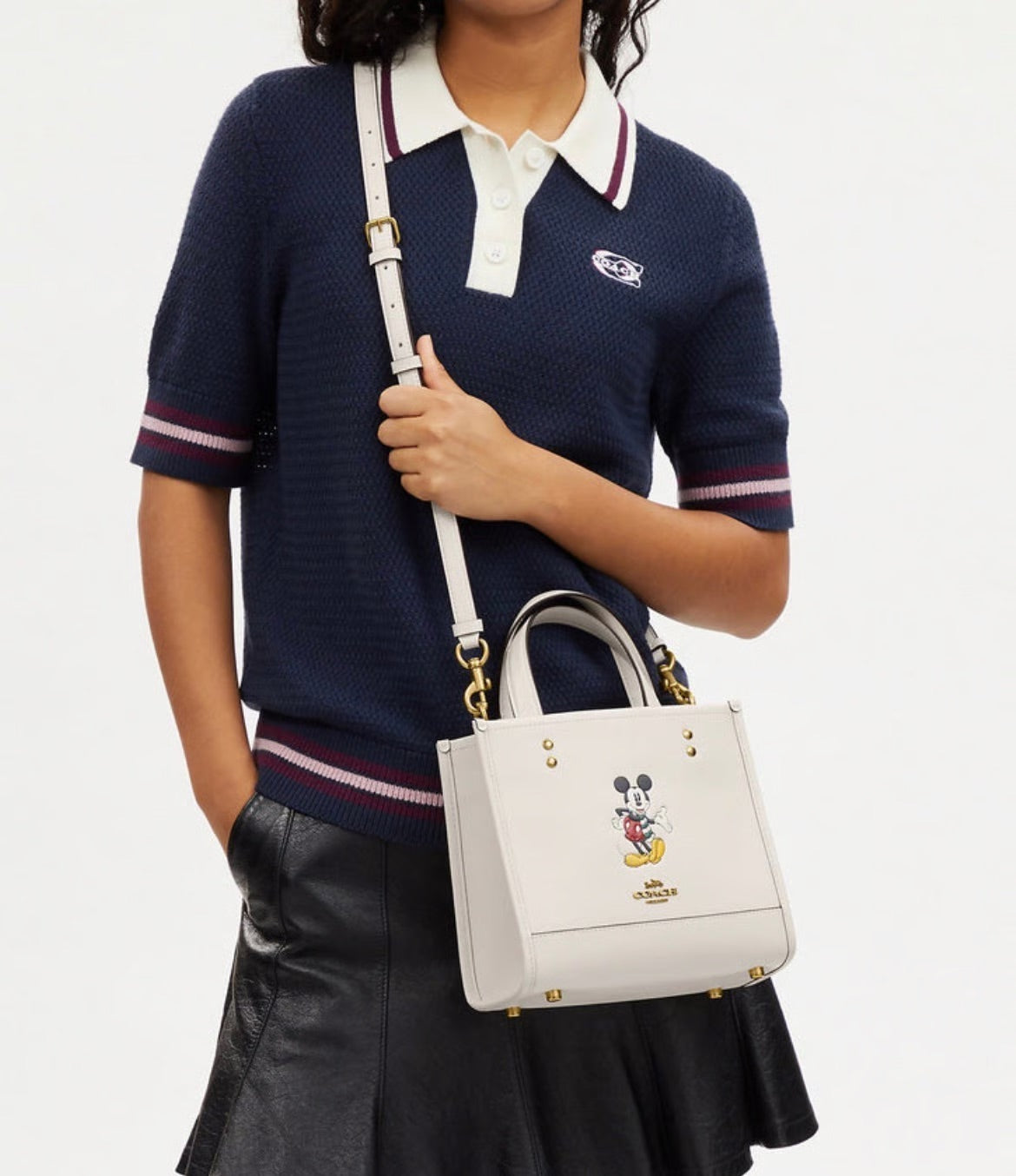 COACH Dempsey x Disney Collaboration Shoulder Bag