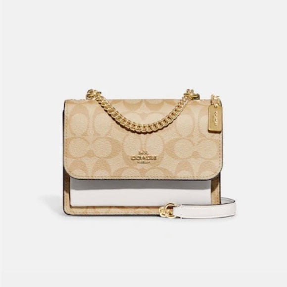 COACH Mini Klare - Khaki/Chalk