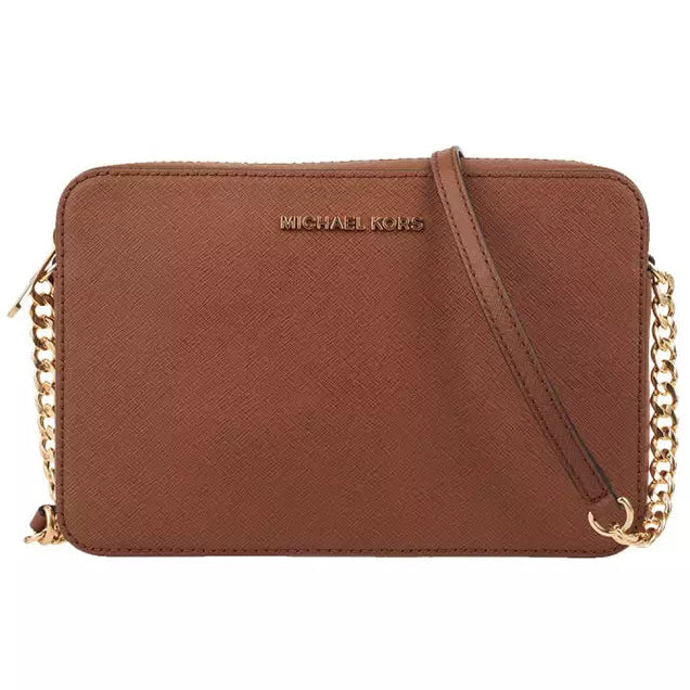 MICHAEL KORS Jet Set Large Saffiano Leather Crossbody Bag