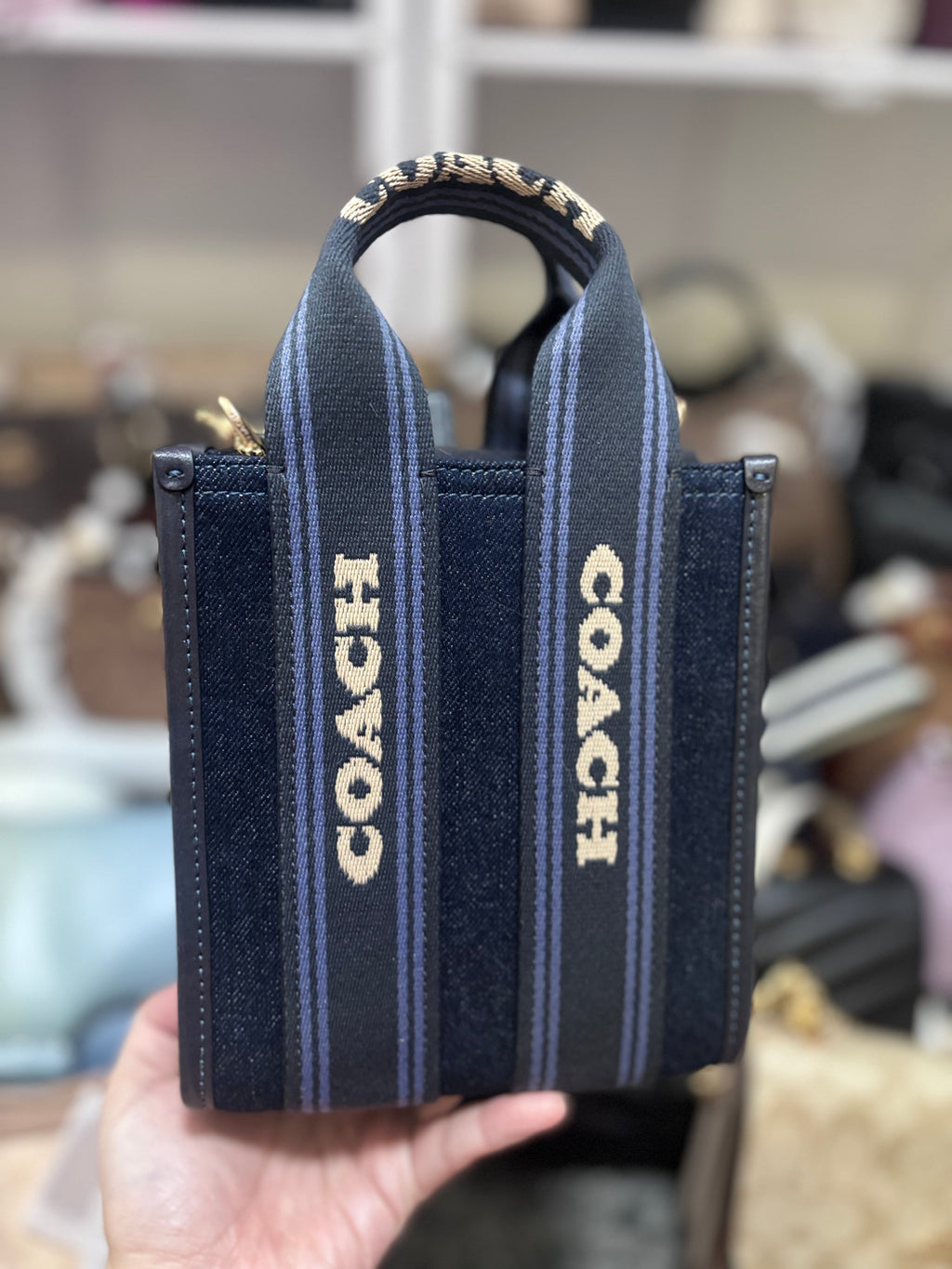 COACH Smith Mini Tote Bag In Regenerative Cotton