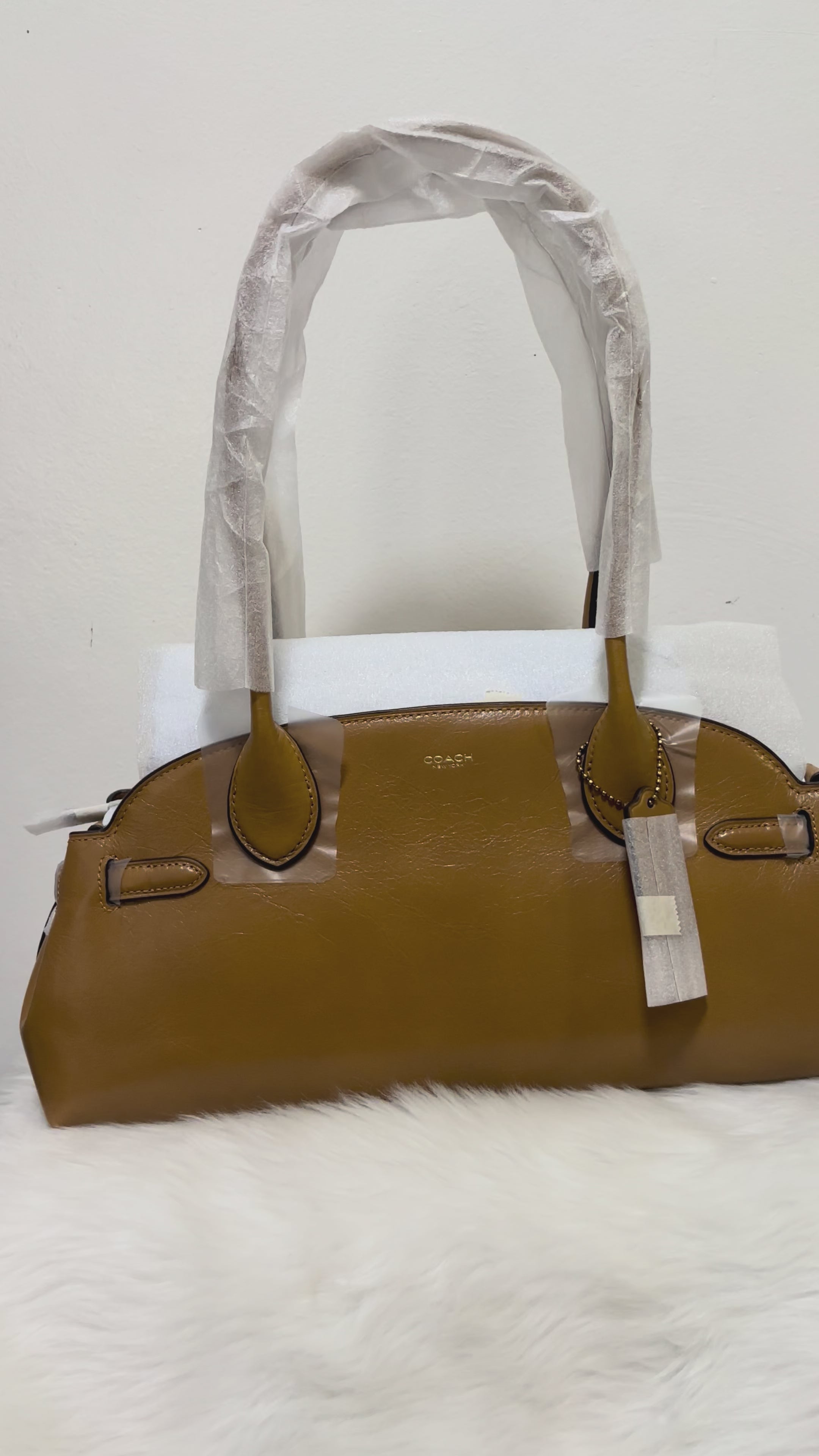 COACH Empire Carryall Bag 34 in Honey Brown