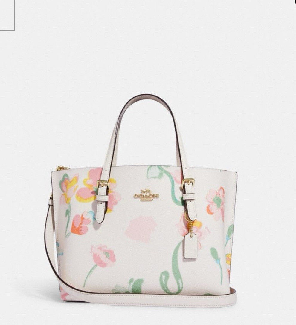 COACH Mollie Tote 25 Dreamy Land Floral Print/Chalk Multi