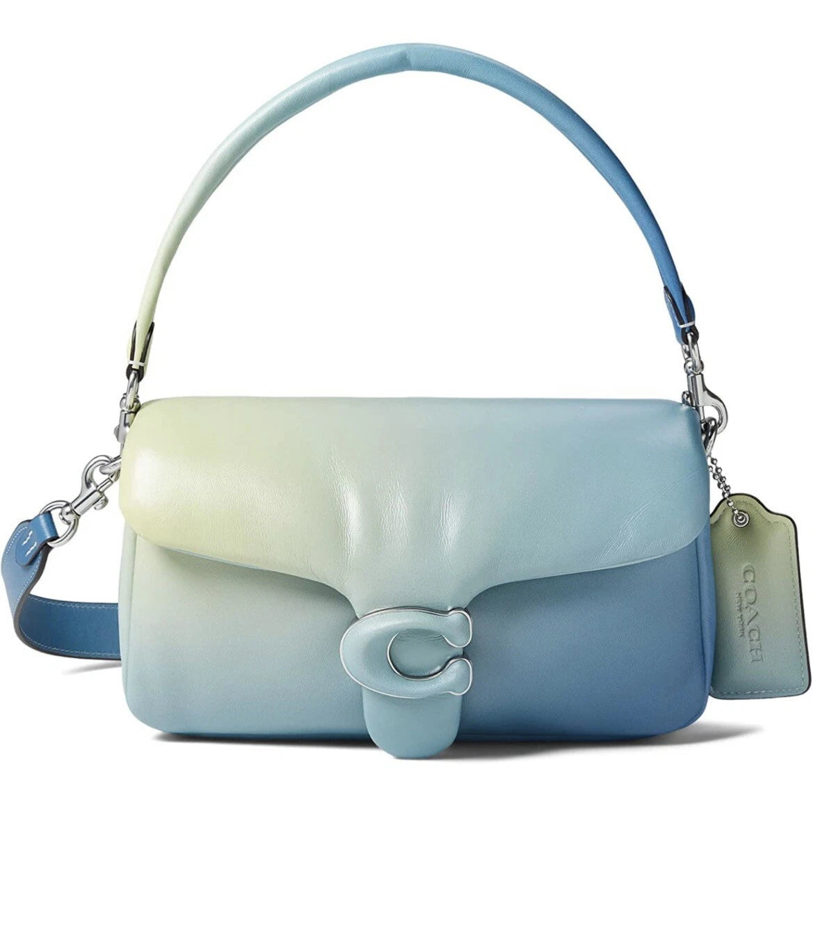 COACH Ombre Pillow Tabby Shoulder Bag - Green And Blue